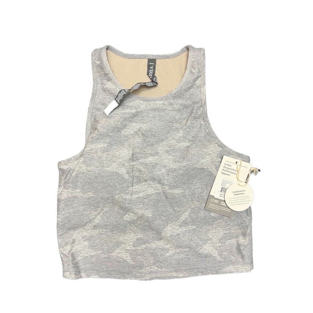 Vuori Women's Elevation Plyo Tank Pale Heather Camo Size Small New w/tag $68